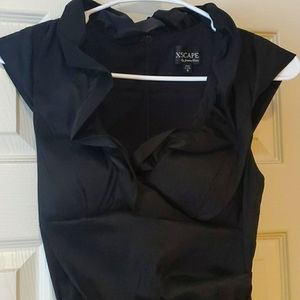 Black cocktail dress